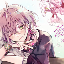 【ファンアート】「律可くん お誕生日記念イラスト」 【ファンアート】「律可くん お誕生日記念イラスト」